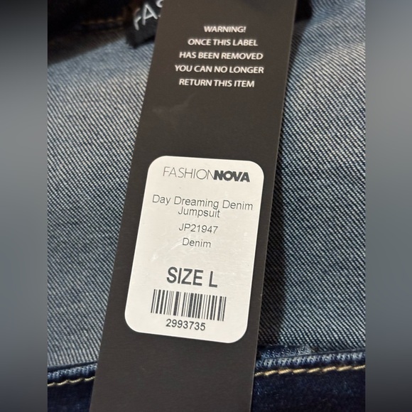 Fashion Nova Dark Blue Flare Jeans - Picture 5 of 7